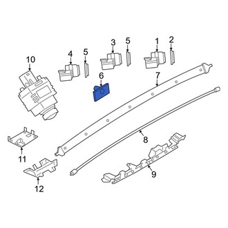 BMW OE - Rear Parking Aid Sensor Housing