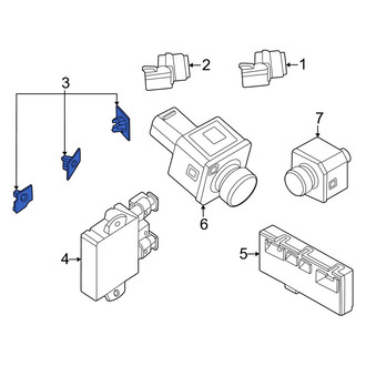 BMW OE - Rear Parking Aid Sensor Housing