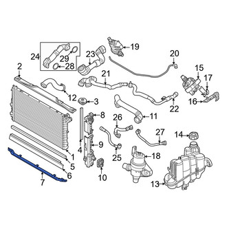 BMW OE - Lower Radiator Support Panel