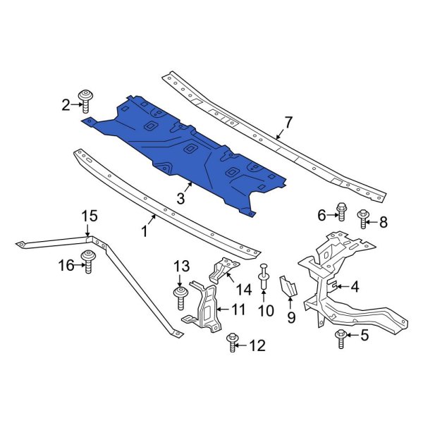 Radiator Support Panel