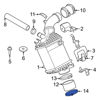 BMW OE - Lower Intercooler Pipe Clamp