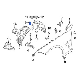 BMW OE - Fender Liner Nut
