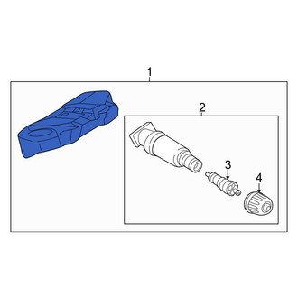 BMW OE - Tire Pressure Monitoring System (TPMS) Sensor