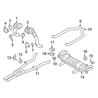 BMW OE - Exhaust System - Exhaust Components (Base)