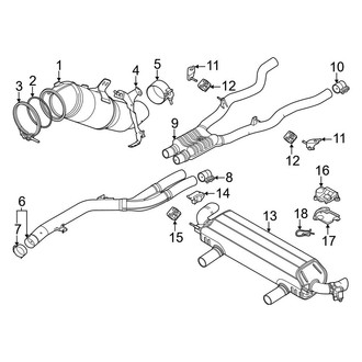 BMW OE - Exhaust System - Exhaust Components