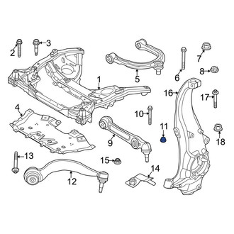 BMW OE - Lower Inner Suspension Control Arm Nut