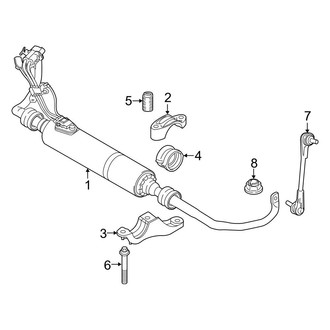 BMW OE - Front Suspension - Stabilizer Bar & Components (With Dynamic Drive), (Base)