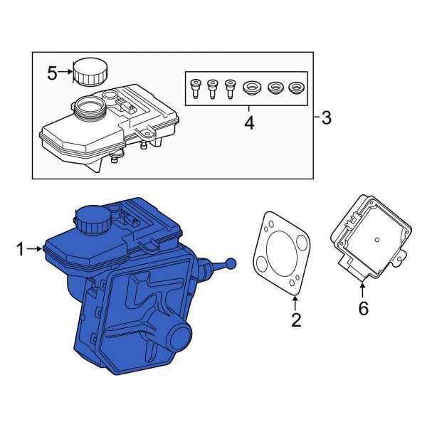 BMW OE 34515A3BA69 Brake Master Cylinder
