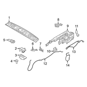 BMW OE - Convertible/Soft Top - Latch & Hinges (Convertible)