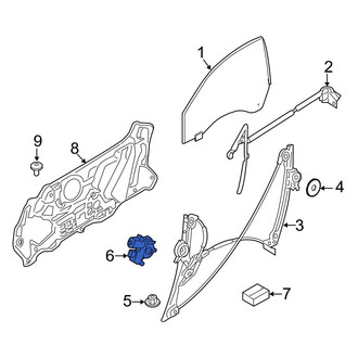 BMW OE - Front Right Window Motor