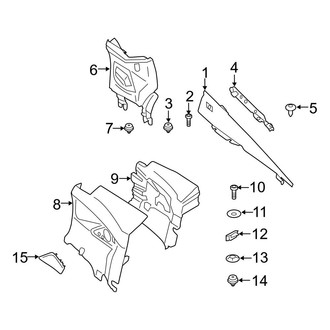 BMW OE - Quarter Panel - Interior Trim (Coupe)