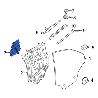 BMW OE - Front Right Window Motor
