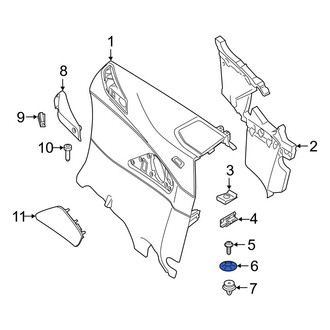 BMW OE - Quarter Panel Trim Panel Clip