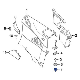 BMW OE - Quarter Panel Trim Panel Clip
