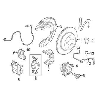 BMW OE - Rear Suspension - Brake Components