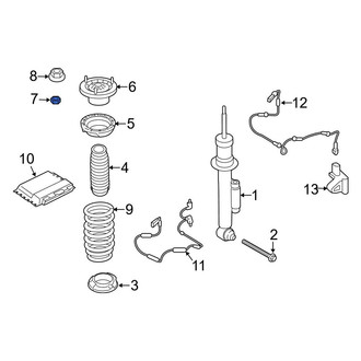 BMW OE - Suspension Shock Absorber Mount Nut