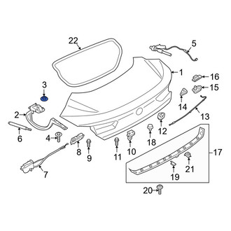 BMW OE - Deck Lid Hinge Nut