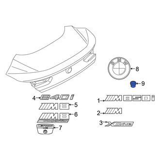BMW OE - Hatch Emblem Grommet