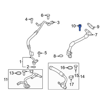 BMW OE - Lower Power Steering Pump Reservoir Bolt