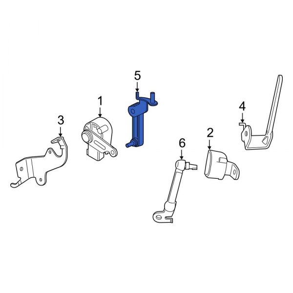 Headlight Level Sensor Strut Support