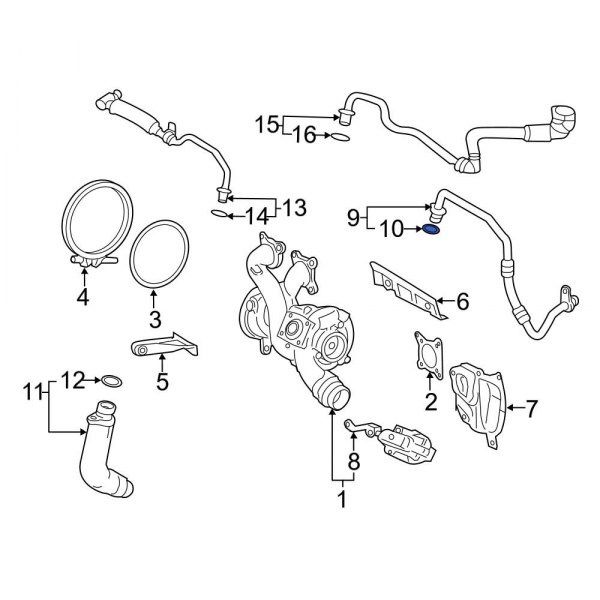 Turbocharger Oil Line O-Ring