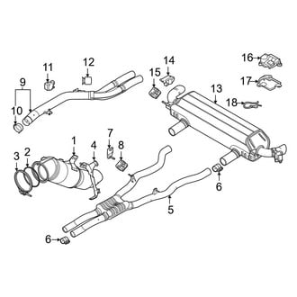 BMW OE - Exhaust System - Exhaust Components