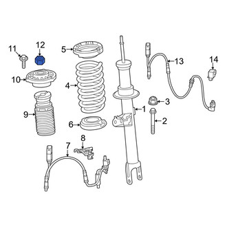 BMW OE - Upper Suspension Strut Nut