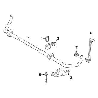 BMW OE - Front Suspension - Stabilizer Bar & Components (W/O Dynamic Drive)