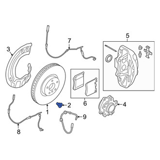 BMW OE - Disc Brake Rotor Bolt