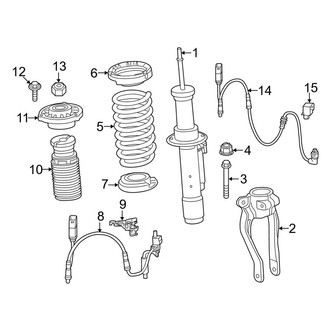 BMW OE - Front Suspension - Struts & Components