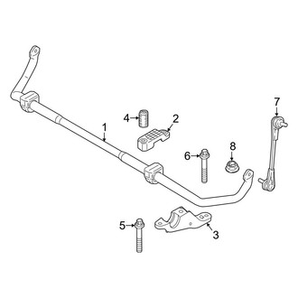 BMW OE - Front Suspension - Stabilizer Bar & Components (W/O Dynamic Drive)