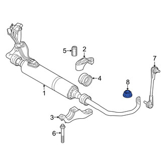 BMW OE - Front Suspension Stabilizer Bar Link Nut