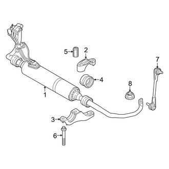 BMW OE - Front Suspension - Stabilizer Bar & Components (With Dynamic Drive)