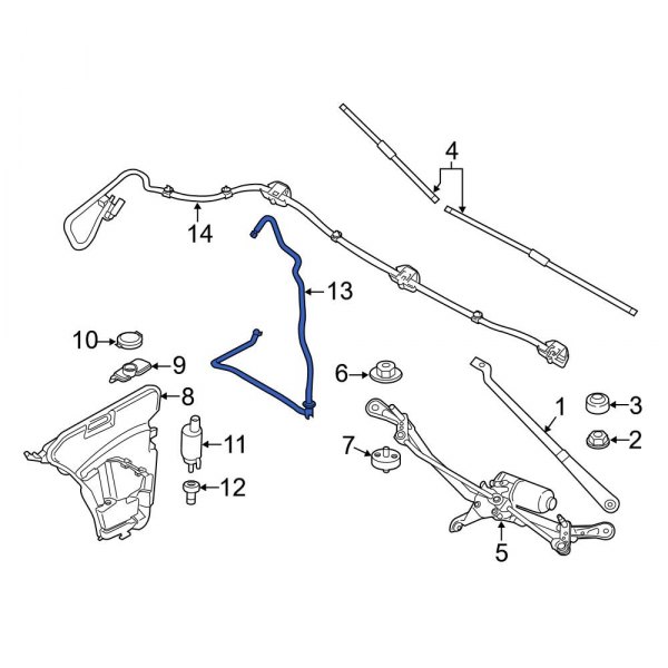 Windshield Washer Hose