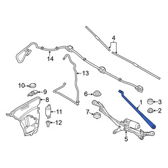 BMW OE - Left Wiper Arm