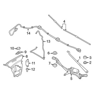 BMW OE - Windshield - Wiper & Washer Components