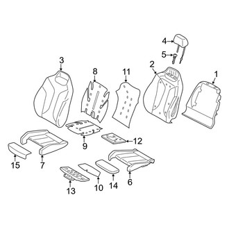 BMW OE - Seats & Tracks - Front Seat Components (Comfort Seat, Covers & Pads)