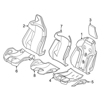 BMW OE - Seats & Tracks - Front Seat Components (Carbon Seat Covers & Pads)
