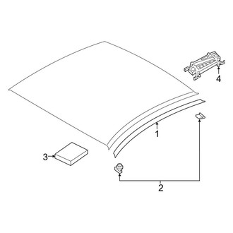 BMW OE - Roof - Exterior Trim