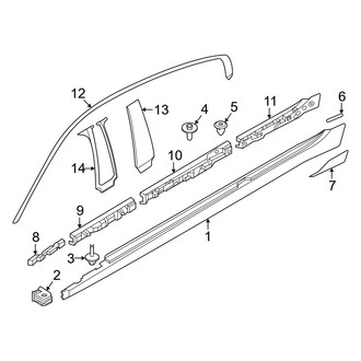 BMW OE - Pillars, Rocker & Floor - Exterior Trim