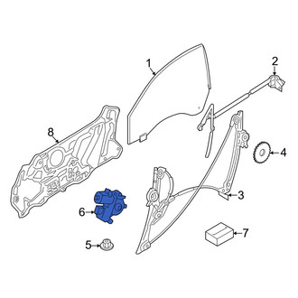 BMW OE - Front Right Window Motor