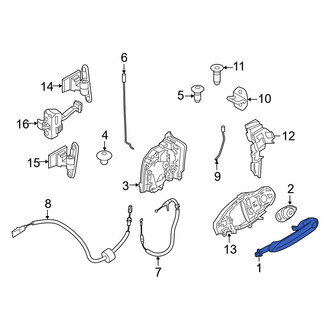 BMW OE - Front Left Outer Exterior Door Handle