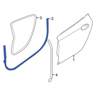 BMW OE - Rear Lower Door Seal
