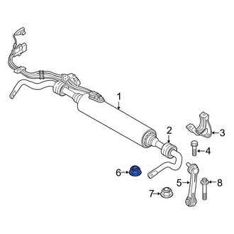 BMW OE - Rear Upper Suspension Stabilizer Bar Link Nut