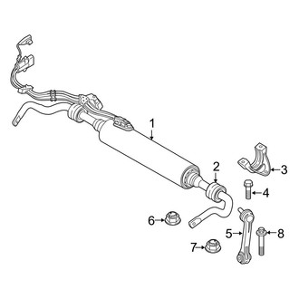 BMW OE - Rear Suspension - Stabilizer Bar & Components (With Dynamic Drive)