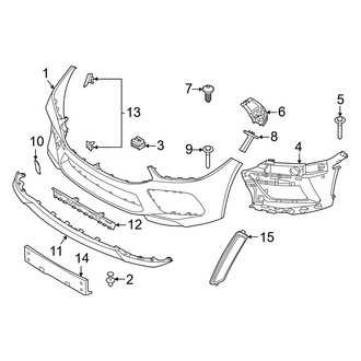 BMW OE - Front Bumper & Grille - Bumper & Components (Bumper Cover & Trim)