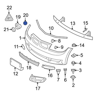 BMW OE - Front Parking Aid Sensor Housing