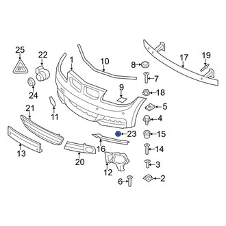 BMW OE - Front Parking Aid Sensor Housing