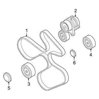 BMW OE - Cooling - Belts & Pulleys (N54B30A Engine)