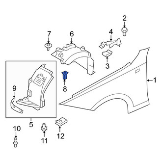 BMW OE - Fender Liner Nut